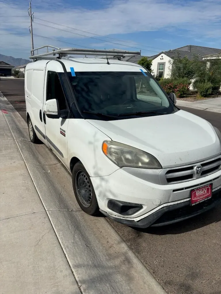 Windshield replacement on Ram ProMaster work van